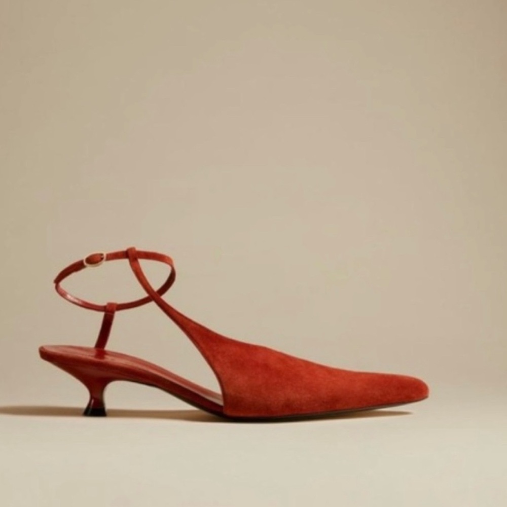 KHAITE Seville Heel in Rust